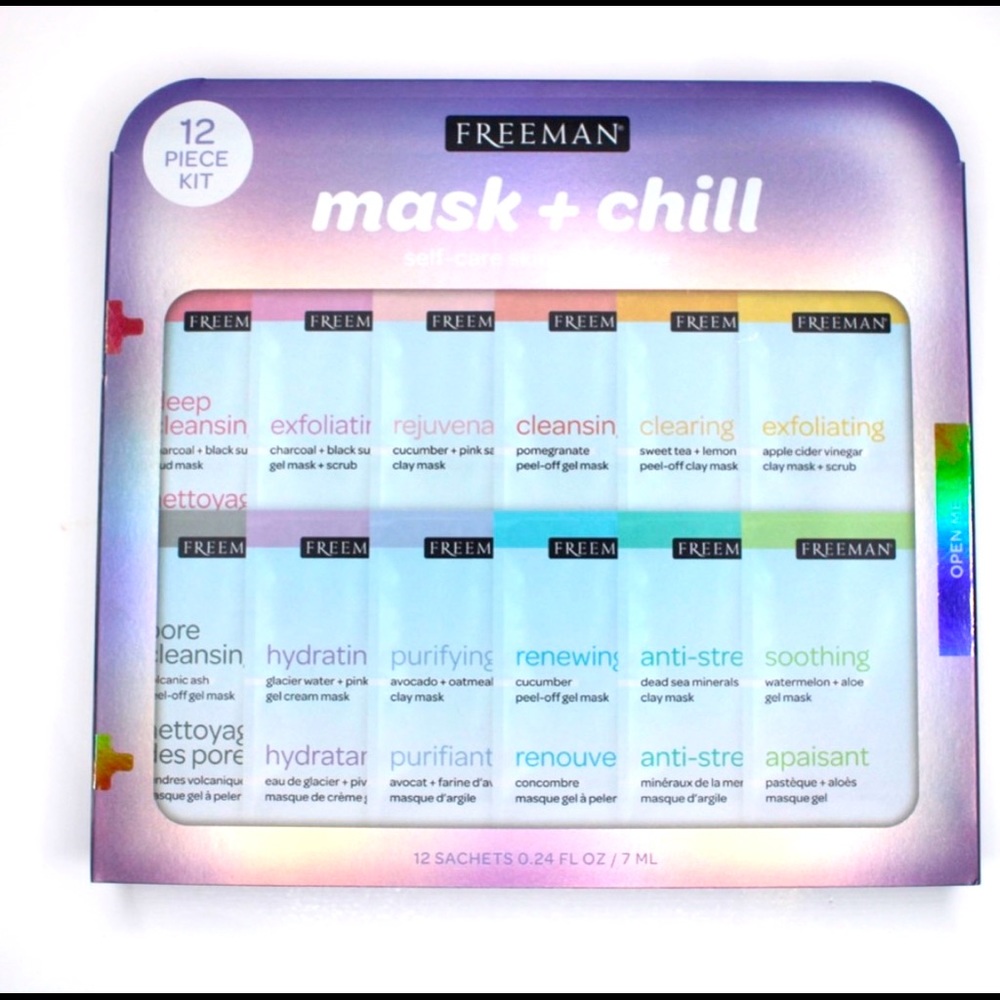 FREEMAN MASK + CHILL 12 PIECE KIT